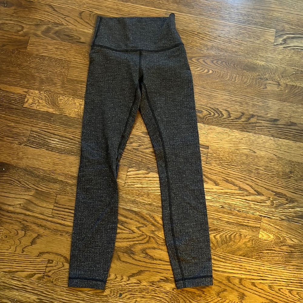 lululemon graphite leggings size 2